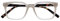OPULIZE KOI Lesebrille - Große Rechteckige Brillenfassung - Grau - Sehhilfe für Damen, Herren - Federscharniere - R50-7 - +1.00