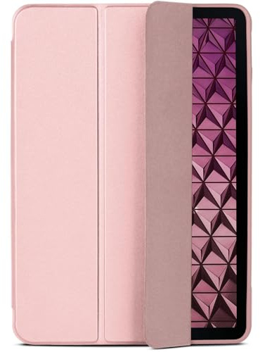 ONEFLOW Hülle für Samsung Galaxy Tab A8 (2021) Schutzhülle ultradünn mit Ständer, Cover mit Auto Schlaf/Wach Funktion, Flip Case mit Magnet Standfunktion, Folio PU Leder Case, Roségold
