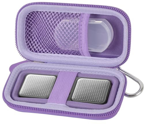 Pulsmesser-Hülle für AliveCor für KardiaMobile 6L/6L Max 1L Personal EKG Monitor Aufbewahrungshalter passt für Herzfrequenz-Monitor Mobile Tragbare Herzfrequenzmesser-Tasche Organizer (Pillendose im