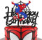 man Party Cake Toppers for Boys Birthday,Superhero man Cartoon Themed Birthday men Cake Toppers,Happy Birthday Cake Toppers for Kids,Boy,Girl, Birthday Cake Decorations