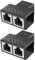 YSDYY Divisor de 2 piezas, conector de cable de red, adaptador de cable de red, conector de extensión de cable, divisor de uno a dos, adaptador de extensión de red, adecuado para la mayoría de cables