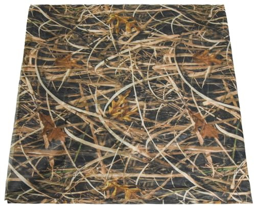 LOOGU Leichtes Stofftuch für Sichtschutz Tarnung Sonnenschutz – Tuch Tarnnetz Abdeckung Burlap für Garten Camping Jagd und vieles mehr – Verschiedene Größen und Designs (1.5mx10m, Grass Camo)