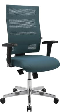 Topstar X-Pander Bürostuhl Petrol | Made in Germany | Ergonomisch | Drehstuhl, Schreibtischstuhl | höhenverstellbar | Geprüfte Sicherheit nach GS-Intertek