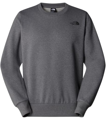 The North Face Men's Simple Dome Crew Sweatshirt, Tnf Medium Grey Heather, XL