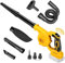 Akku Laubbläser Kompatibel für Dewalt 18/20V Akku, Elektrische Gartenblattgebläse und Staubsauger, Kabelloser Akku Gebläse für Rasenpflege, Laubblasen, Auto-Eckenreinigung (ohne Akku)