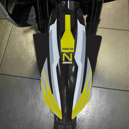 labelbike - 3D Aufkleber zur Dekoration und zum Schutz des hohen Motorrad Kotflügels kompatibel mit Husqvarna Norden 901 ab 2024