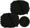 Dicke Wolle zum Häkeln 250gx2, Chunky Yarn Wolle Schwarz, Super Soft Chunky Wolle, Dicke Wolle zum Handstricken, Armstricken Wolle Flauschig zum Häkeln Decke, Schals, Mützen, Zierkissen