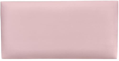 Angelo - Panneaux muraux 3D, pour lit - Coussin mural - Panneaux rembourrés - Panneaux rembourrés - Rose poudré - 100 x 30 cm - Panneaux rembourrés - Panneaux de plafond - Rectangulaire