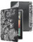 WALNEW Coque pour Kindle Paperwhite 12ème génération 2024 et Kindle Colorsoft Signature Edition 7 - Coque de protection arrière transparente en TPU souple pour Kindle Colorsoft 2024 (fleur noire)