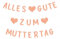 Muttertag Deko, Beste Mama Geschenk, Geschenke Muttertag, Girlande goldene Party für alle Mütter (Alles Gute zum Muttertag)