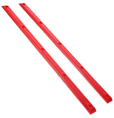 Sosoport 2stücke Teiliges Robustes Skateboard Rails Verschleißfeste Anti-kollisionsrippen Professionelle Longboard Schutzschienen Passend Mit Montagezubehör Einfache Installation Für Skateb