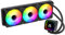 TinyBagel Liquid Freezer III Pro 360 A-RGB (Black) - AIO CPU cooler, 3 x 120 mm Water cooling, 38 mm radiator, PWM pump, VRM fan, AMD AM5/AM4, Intel LGA1851/1700 Contact