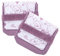 VALICLUD 2 Pièces de rangement pour serviettes hygiéniques protège-slips pour femmes de serviette hygiénique poche porte-pad pour la période pour coussinets suède Violet,mauve
