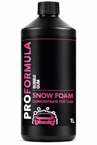 Pink Snow Foam Pre-Wash for Cars – Thick Cling Bubblegum Scent, pH Neutral Car Shampoo for Foam Lance, Safe on Wax, Sealants & Ceramic Coatings – 1L, Up to 10 Washes