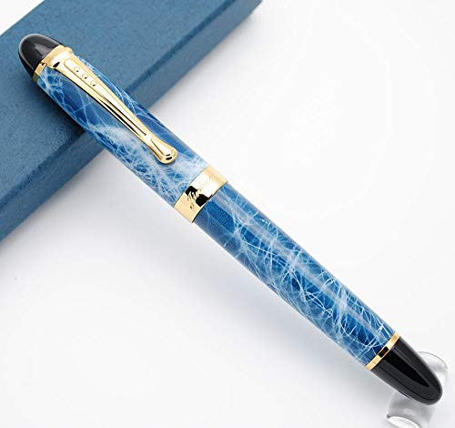 JINHAO X450 Fountain Pen M Nib Brand New (Green Marble)