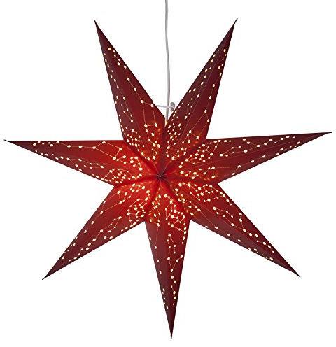 Best Season 231-62 A++ to E, PapiersternGalaxy, Durchmesser circa 60 cm, rot, 6 x 6 x 1.6 cm