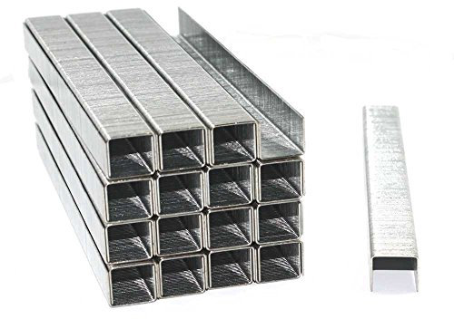 10000 Tackerklammern | Typ 53 | Länge: 10mm, Breite: 11,3mm | Maße 10/11,3 | verzinkt | Heftklammern | Tacker-Klammern | für Handtacker | Bürozubehör | Handwerker | Dachdecker | rostfreier Stahl