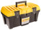 TOPEX Werkzeugkasten 18 (44 x 22 x 22 cm) Organizer, Kunststoffklammern, Kunststoffgriff, Buckle, Lightweight Kunststoff Werkzeugbox mit Abnehmbarem Tablett