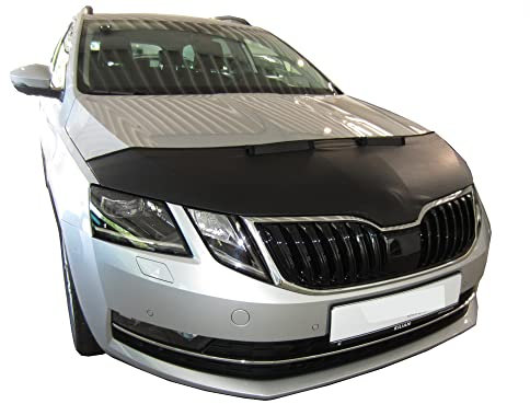 AB3-00391 Auto BRA kompatibel mit Skoda Octavia III Bj. 2016-2020 Haubenbra Steinschlagschutz Tuning Bonnet Bra