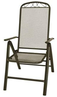 FRG Klappsessel Hochlehner aus Streckmetall, 2 StÃƒck