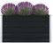 vidaXL Hochbeet Gartenbeet Gemüsebeet Pflanzbeet Pflanzkasten Blumenbeet Blumenkasten Frühbeet Garten 100x100x45cm Verzinkter Stahl Anthrazit