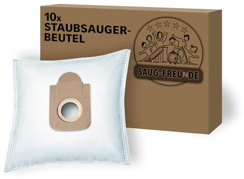 SAUG-FREUnDE | 10 Staubsaugerbeutel kompatibel zu SWIRL R 39, R39, MENALUX 2112, kompatibel zu ROWENTA/MOULINEX ZR 200520, ZR200520, … (RO9)