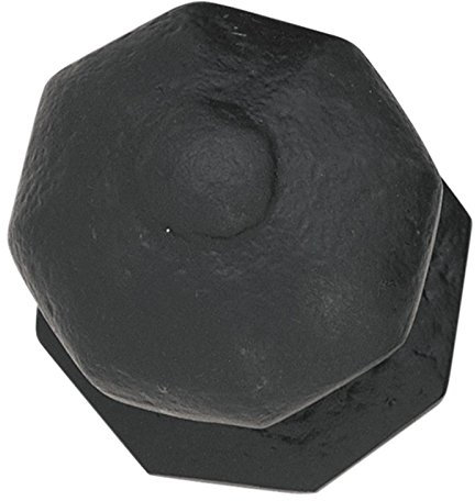 Ironmongery Solutions® Oct Centre Door Knob for Doors Knobs, Octagonal Centre Door Knob, Gate Handle, Lock Knobs, Door Knob Handles in Black Antique Finish Size 63mm