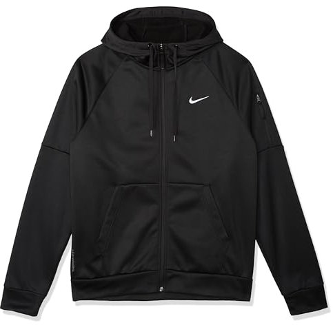 Nike Herren M Nk Tf Hd Fz Jacke, Black/Black/White, L