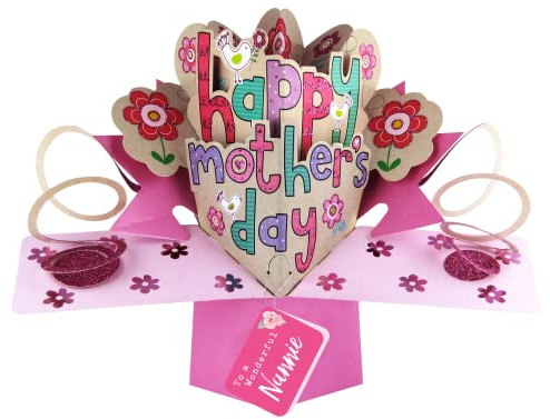 Happy Mother's Day To A Wonderful Nannie Pop Up Card 3D Greeting Cards POP004M14