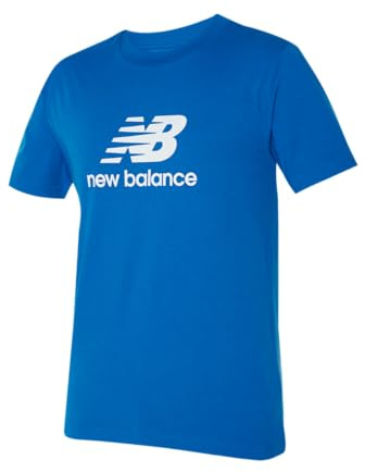 New Balance Stacked Logo T-Shirt Blue Oasis (424) Bul Blue OasisSmall