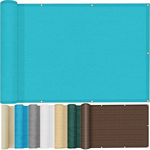 Voile d'ombrage Rectangulaire 4x9m Voile d'ombrage rectangulaire ombrière HDPE 220 g/m²,Respirant pour Terrasse Extérieur Patio Piscine, Bleu