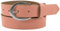 fashionchimp Basic Damengürtel aus 100% echtem Leder, glänzende Gürtel-Schließe, Breite ca. 2,8cm, Made In Germany (Old-Pink-Althea, 100/BW85)