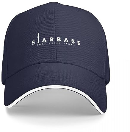 BEABAG Basecap Starbase Texas Boca Chica Spacex Baseballmütze Sonnenhut Weihnachtsmützen Frau Mütze Herren
