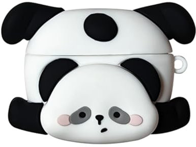 PLXBYC Funny Cute Cartoon Handstand Panda Earphone Case For Airpods Pro 2 (2022) Headphone 3D Silicone Protective Soft Cover Suitable for boys and girls