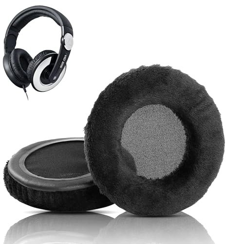 HD 205 Cuscinetti per auricolari di ricambio compatibili con Sennheiser HD 205 HD205 HD-205 (Tessuto morbido/Schiuma di alta qualità)