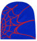 KEEPFLY Damen Y2k Beanie Mütze Winter Strickmütze Totenkopf Kappe MEA Culpa Beanie Hüte für Damen Herren, Blau / Rot, Einheitsgr��e