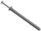 MasonMate MAMHF670 Nylon Hammer-in Fixing 6 70mm Box of 100, Grey