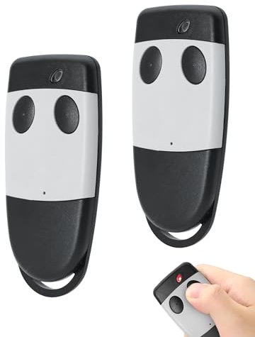 433,92MHz Garagenöffner für Cardin S449 QZ1, S449 QZ2, Handsender Fernbedienung für TXQ449100 TXQ449200, Rolling Code, 2 Kanäle Ersatz-Fernbedienung Garagentor für Cardin Handsender *2 Stück