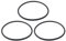 The Lord of the Tools Lot de 3 joints toriques de rechange CLX200K pour couvercle de chlorinateur de piscine, compatibles avec Hayward CL200, CL220 et CL220BR Noir