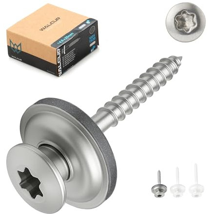 100 Walcur Spenglerschrauben Edelstahl 4,5 x 25 mm