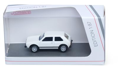 Schuco 1:87 VW Golf I weiß - Hochwertiges Diecast Modellauto im Maßstab 1:87, Modellauto, 1:87, Auto, Sammlermodell, H0