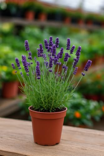 Lavanda Angustifolia (Lavandula angustifolia) 2,5L – Planta Aromática y Medicinal para Jardín