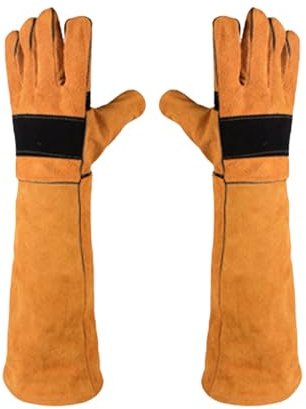 Mimoqk Beißfeste Handschuhe | Verstärkte Schutzhandschuhe, Schutzhandschuhe gegen Hundebisse – für Arbeit, Gartenarbeit, Schneiden, Kochen, Schweißen, Bau, Baden, Kochen