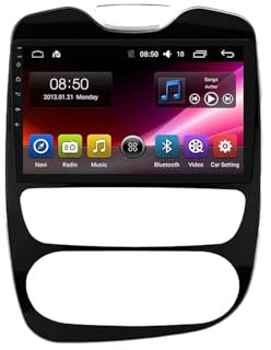 Schermo Portatile per A-Pple Carplay e Android Auto per Renault Clio 4 2016-2019 Android Carplay Navigazione Radio Lettore Video, Telecamera Posteriore, 4 Nucleo 1G+16G