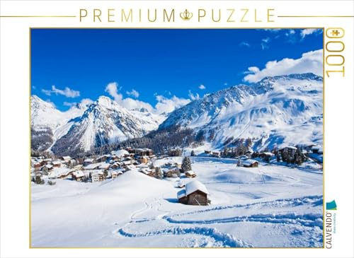 Puzzle · Ferienort Arosa im Schanfigg Tal | 1000 Teile · Lege-Größe 64 × 48 cm · CALVENDO Puzzle