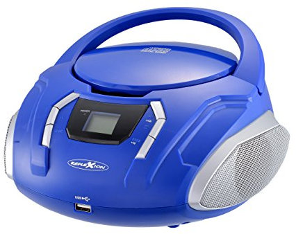 Reflexion CDR2250U BL UKW-Radio mit CD/MP3/USB/AUX-IN blau