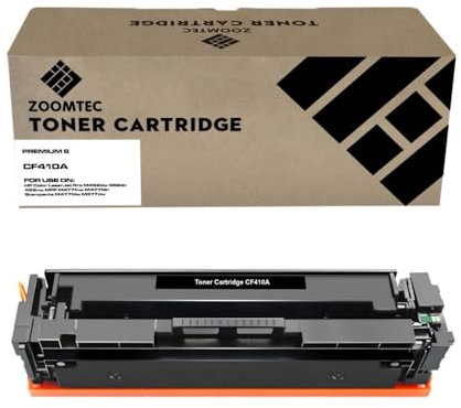 ZOOMTEC CF410A 410A Toner kompatibel für Color LaserJet Pro M452dn M452nw M452dw M377dw, MFP M477fdn M477fdw M477fnw, 1 Stücke (Schwarz)