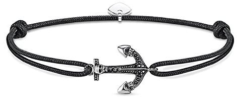 Thomas Sabo Herren Armband Little Secret Anker geschwärzt 925 Sterling Silber LS055-889-11-L22v