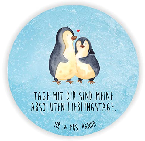 Mr. & Mrs. Panda Magnet Pinguin umarmen - Geschenk, für magnettafel, whiteboardmagnet, Kühlschrankmagnet, pinnwand, Liebe, Hochzeit, kühlschrank, Hochzeitstag, Hochzeitsgeschenk