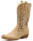 IF Fashion Cowboy Western Scarpe da Donna Stivali Stivaletti Punta Camperos Texani Etnici 629 beige N.40